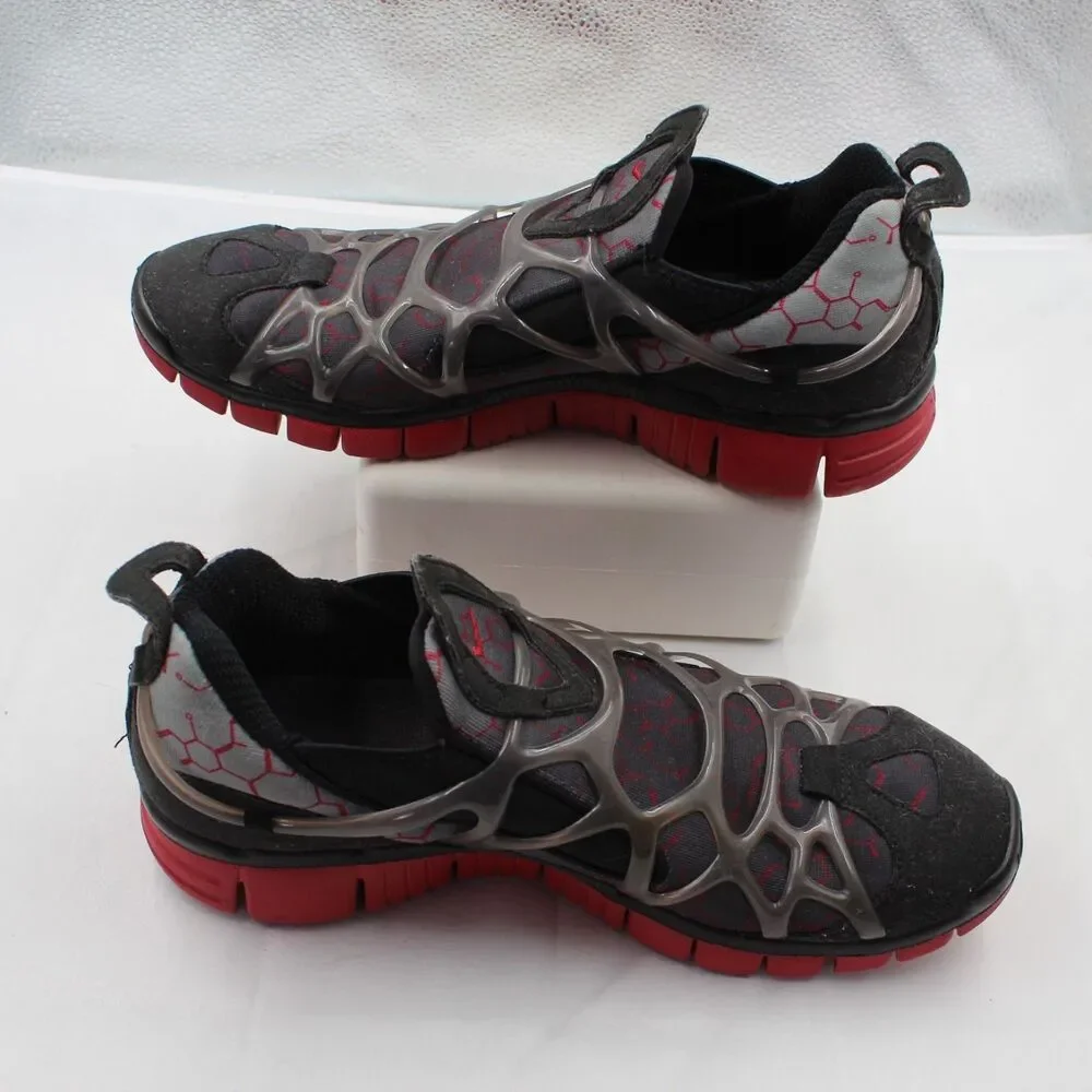 Nike Kukini Free 5.0 Men's Size 9 Rare 2012 Slip-On Running Shoes Black Red